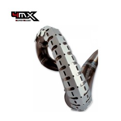 4MX Exhaust Pipe Guard Aluminium 2 Stroke