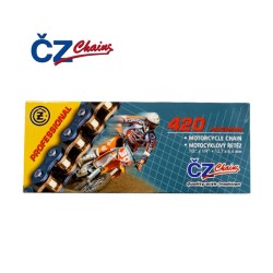 Corrente CZ 420 MX Dourado 120 Elos