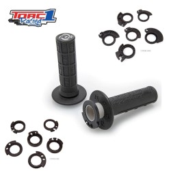 Punhos Torc1 Racing Defy MX Hole Shot Lock On Preto