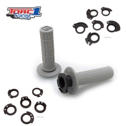 Torc1 Racing Grips Defy MX Hole Shot Lock On Grey