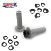 Torc1 Racing Grips Defy MX Hole Shot Lock On Grey