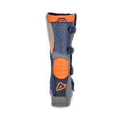 Par Botas Acerbis X-Team Azul/ Cinza/ Laranja