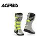 Par Botas Acerbis X-Team Cinza/ Amarelo Fluorescente