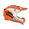 Capacete Acerbis Linear Laranja/ Branco