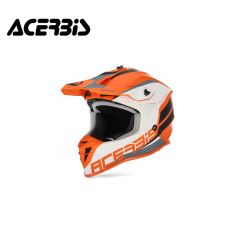 Capacete Acerbis Linear Laranja/ Branco