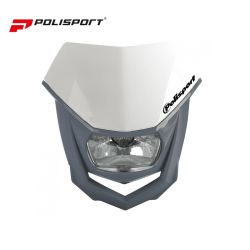 Polisport Headlight Halo White/ Grey