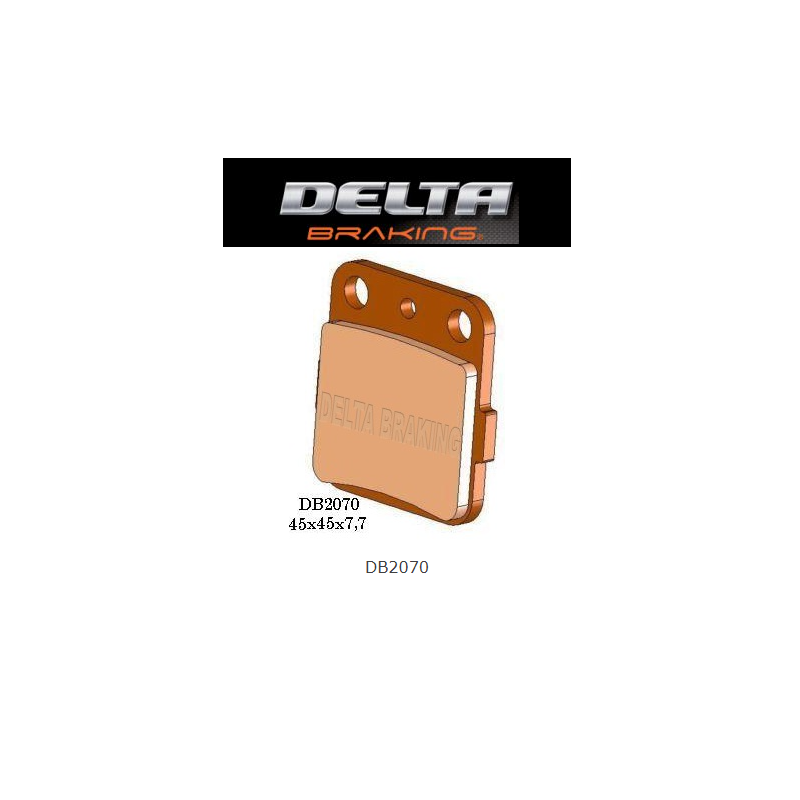 Rear Brake Pads Delta Braking YZ80/85 WARRIOR KX85