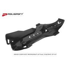 Polisport Fortress Skid Plate w/ Linkage Protection KTM SXF 450 19-22 Husqvarna FE 250 17-23 GasGas EC-F 250 21-23