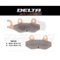 Rear Brake Pads Delta Braking CAN-AM