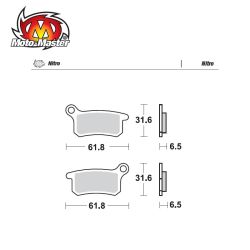 Front Brake Pads Nitro Moto Master KTM SX 85 04-11