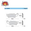 Front Brake Pads Racing GP Moto Master CR125-250 CRF450