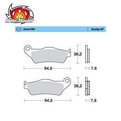 Pastilhas de Travão Trás Racing GP Moto Master GasGas Wild HP