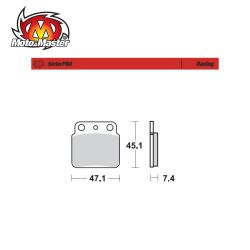 Pastilhas de Travão Trás Racing Moto Master LTZ400 02-13 LTR450 06-11