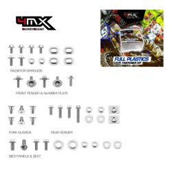 Kit Parafusos p/ Plásticos 4MX Yamaha YZ125/250 02-21 YZ125X 20-22 YZ250X 16-22 43pcs