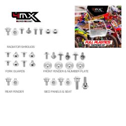 Kit Parafusos p/ Plásticos 4MX Honda CRF250R 18-22 CRF450R 17-22 34pcs