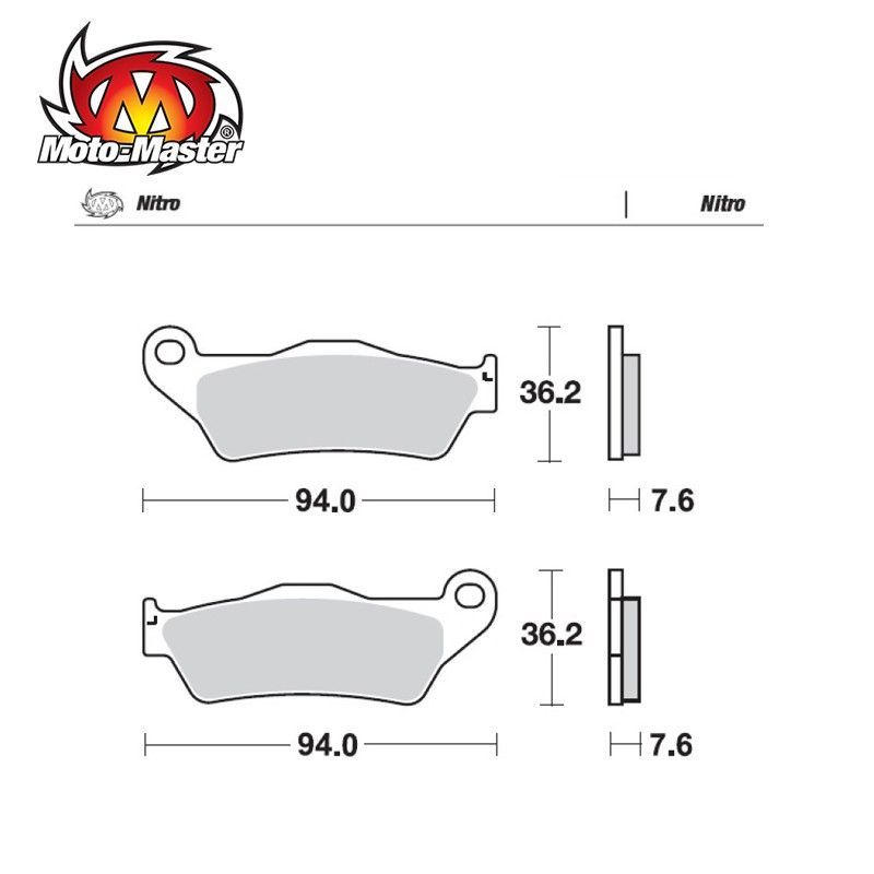 Front Brake Pads Nitro Moto Master KTM KTM/ HUSQV/ HUSAB/ TM