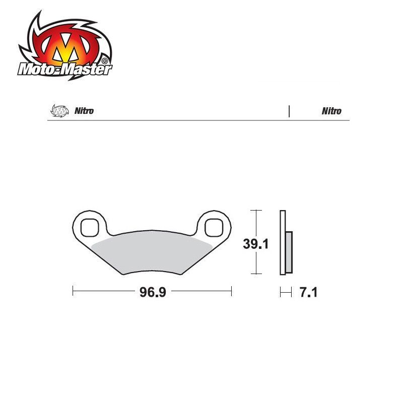 Front Brake Pads Nitro Moto Master CAN-AM POLARIS