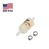 GENUINE MAHLE FUEL FILTER W/ CLAMPS MAHLE-01-PX