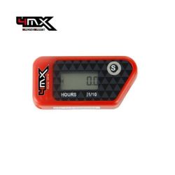 Wireless Hour Meter 4MX Red