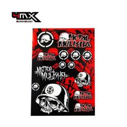 4MX Stickers A3 Metal Mulisha