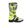 Par Botas Acerbis X-Team Cinza/ Amarelo Fluorescente