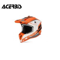 Acerbis Helmet Linear Orange/ White