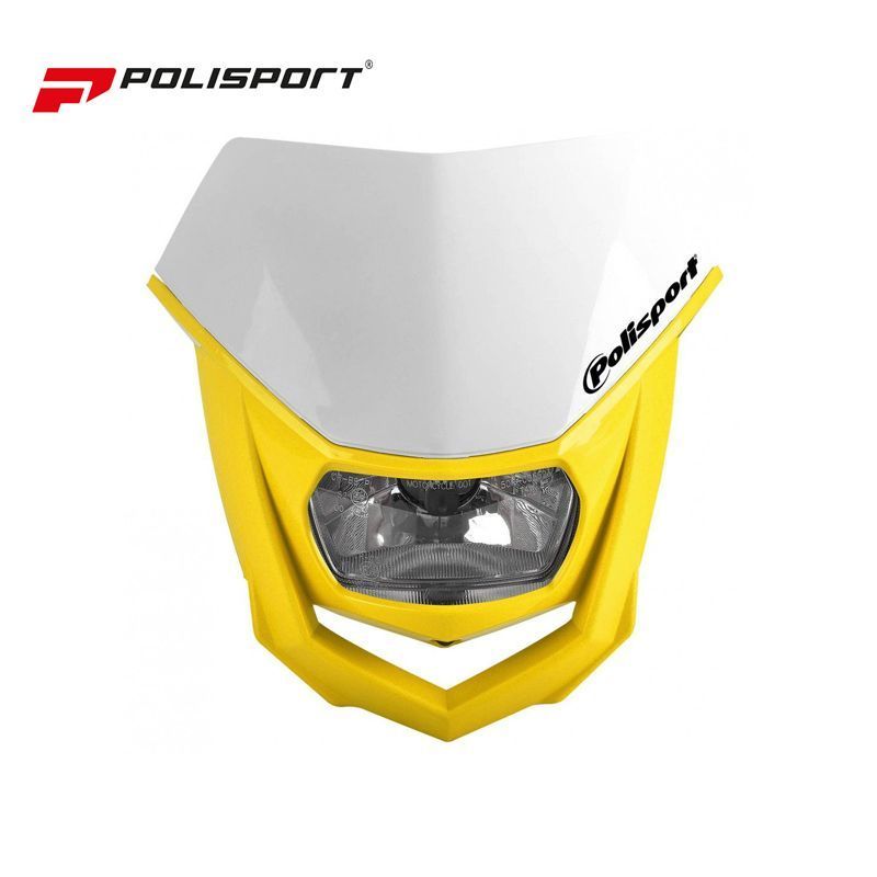 Polisport Headlight Halo White/ Yelloow