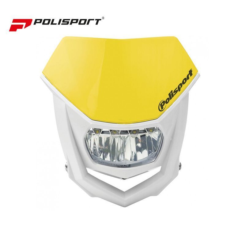 Polisport Headlight Halo Led Yellow/ White