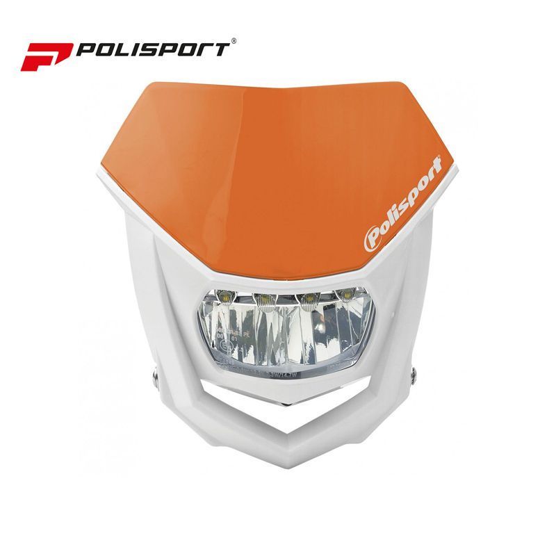 Porta Farol Halo Led Polisport Laranja/ Branco