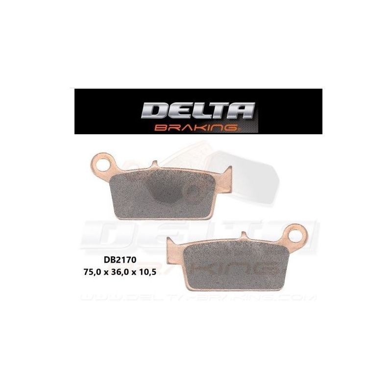 Pastilhas de Travão Trás Delta Braking CR80-500 XR250-650 KX125-500