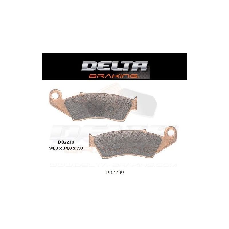 Front Brake Pads Delta Braking CR125-250 CRF450