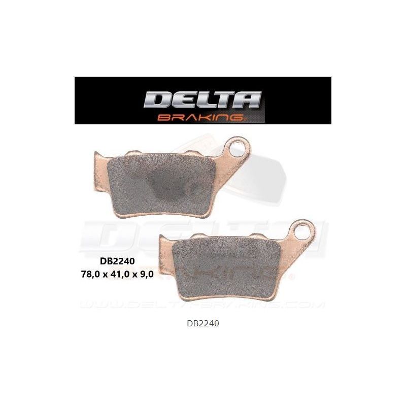 Pastilhas de Travão Trás Delta Braking XR600 KTM125-200-250-300-35