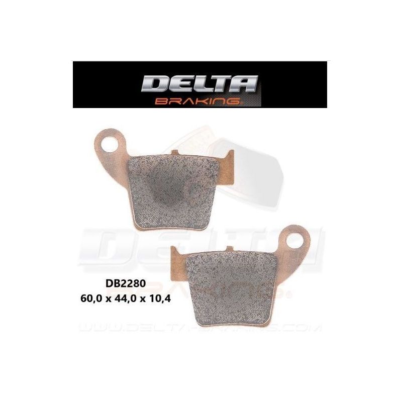 Pastilhas de Travão Trás Delta Braking CR125-250 CRF450