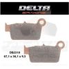 Pastilhas de Travão Trás Delta Braking YZ/WR/KXF250/450