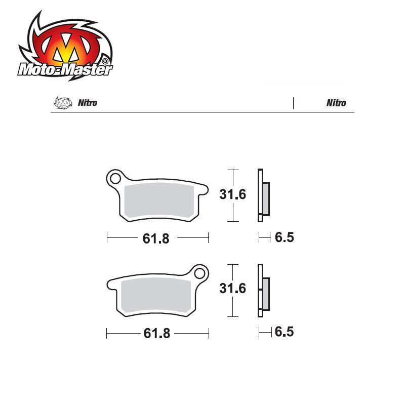 Front Brake Pads Nitro Moto Master KTM SX 85 04-11