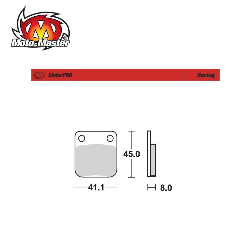 Pastilhas de Travão Frente Racing Moto Master BANSHEE/ RAPTOR660/ WARRIOR