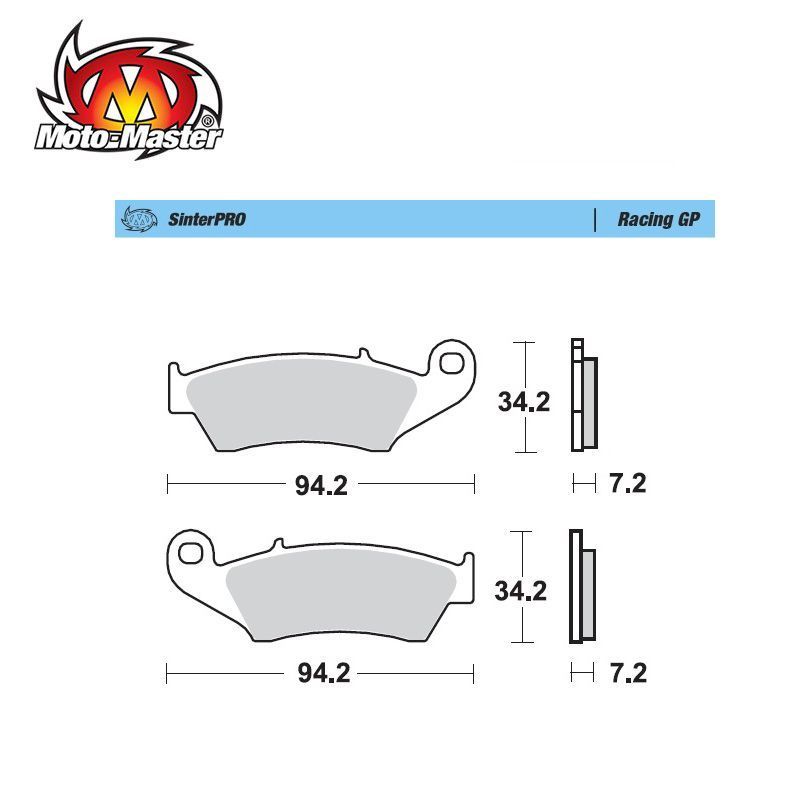 Pastilhas de Travão Frente Racing GP Moto Master CR125-250 CRF450