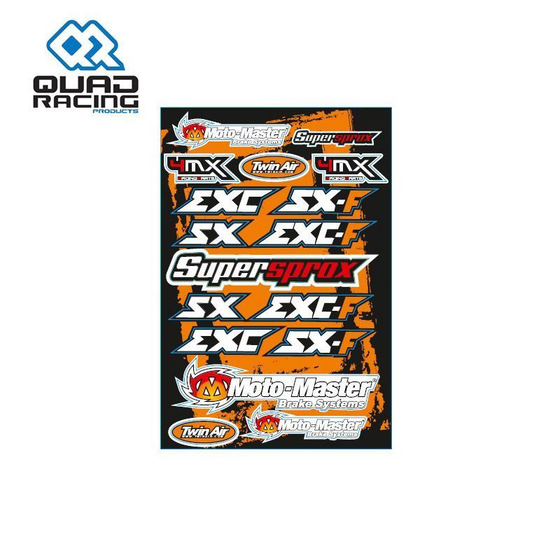 QR Stickers A4 KTM