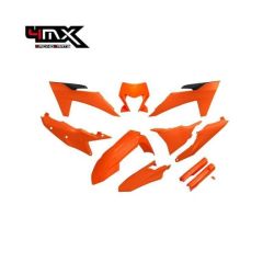 Kit Plásticos Completo 4MX KTM EXC/EXC-F 125-500 TBI 2024 Laranja