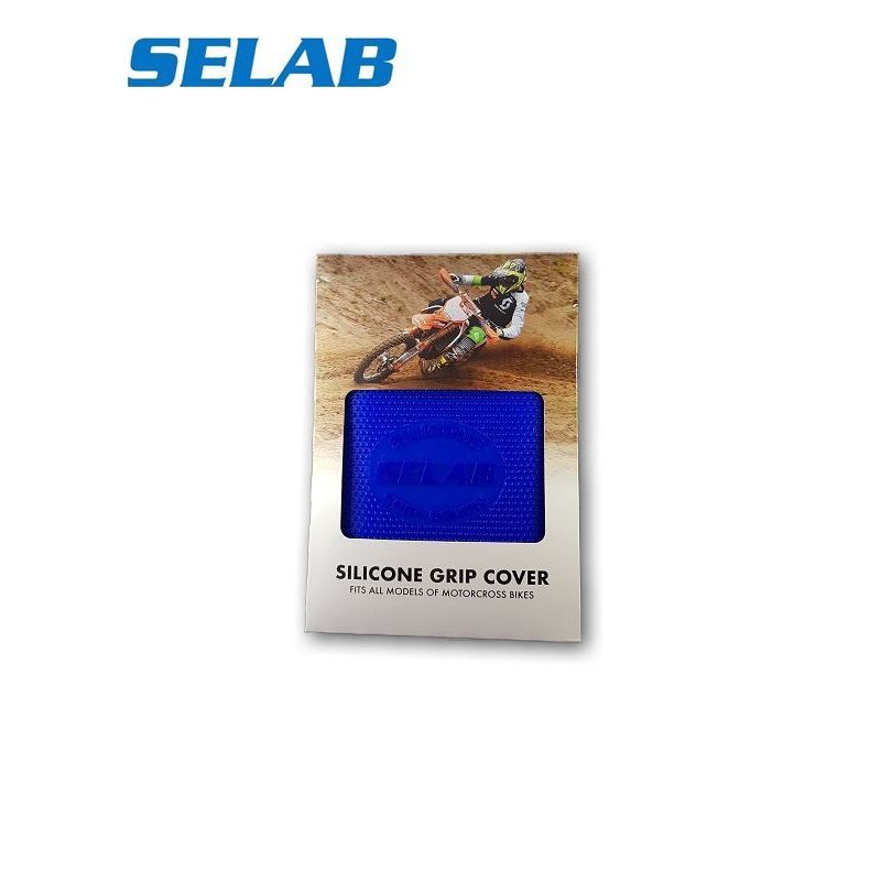 Selab Knobbed Grip Cover Electro Blue - Universal