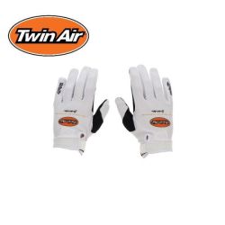 Par Luvas Twinair Branco/Laranja M