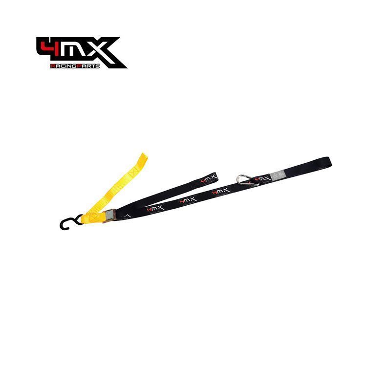 Cintas p/ Prender Motas 4MX Amarelo Fluorescente (Larg. 38mm/ Compr. 2M)