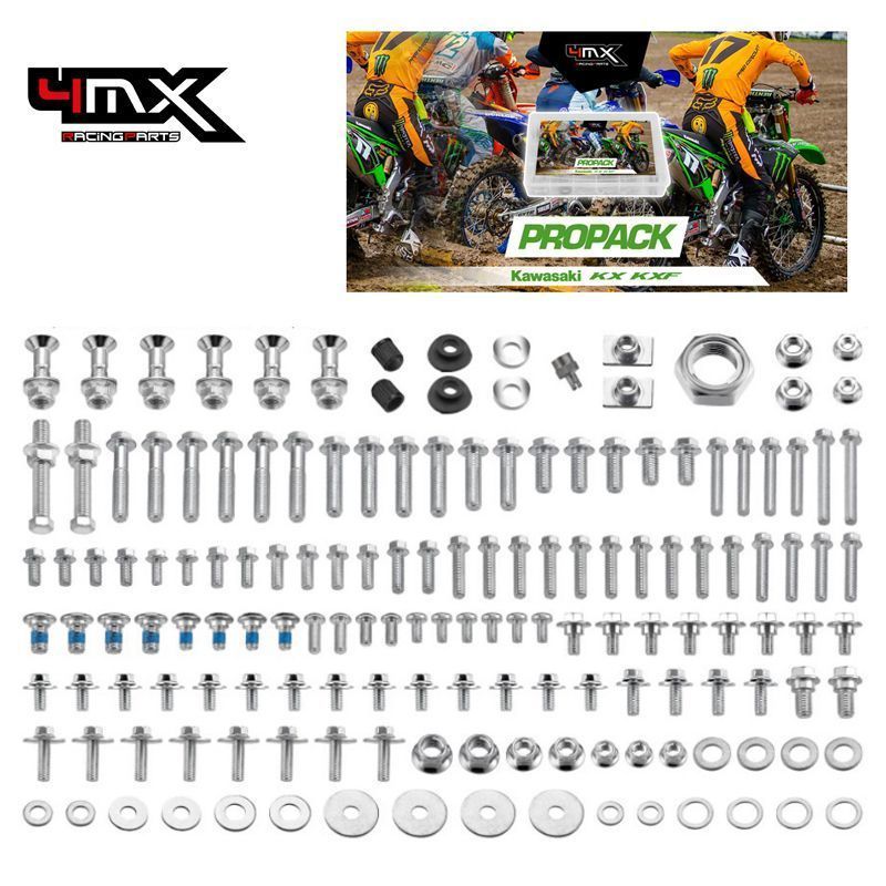 Kit Parafusos 4MX Kawasaki KX/KXF 2003- 162pcs