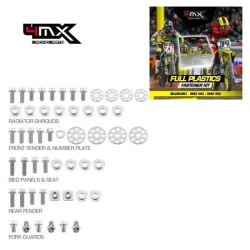 Full Plastic Fastener Kit 4MX Suzuki RMZ250 10-18 RMZ450 08-17 52pcs