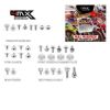 Full Plastic Fastener Kit 4MX Honda CRF250R 18-22 CRF450R 17-22 34pcs