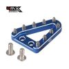 Rear Brake Pedal Tip 4MX Husqvarna/ Sherco Blue