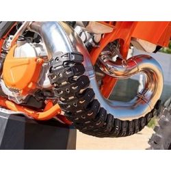 4MX Exhaust Pipe Guard Armadillo 2 Stroke Orange