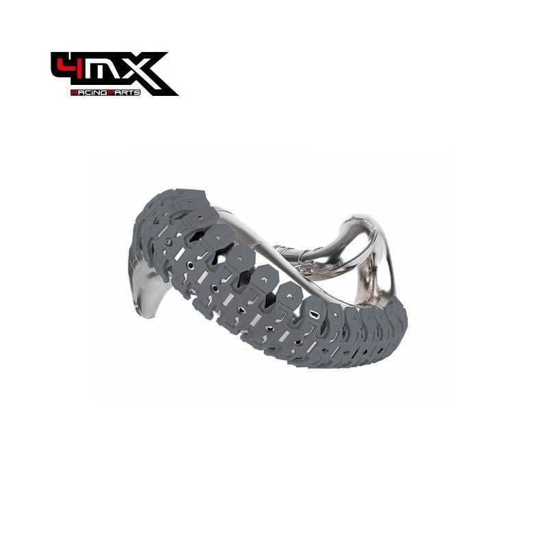 4MX Exhaust Pipe Guard Armadillo 2 Stroke Nardo Grey