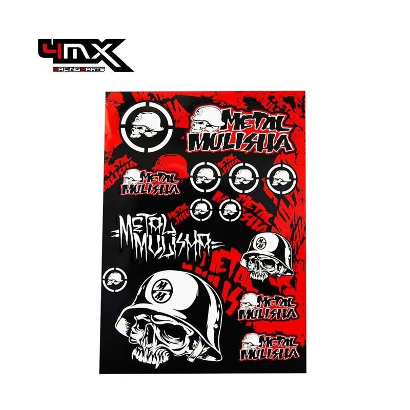 4MX Stickers A3 Metal Mulisha