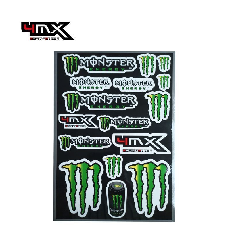 4MX Stickers A3 Monster